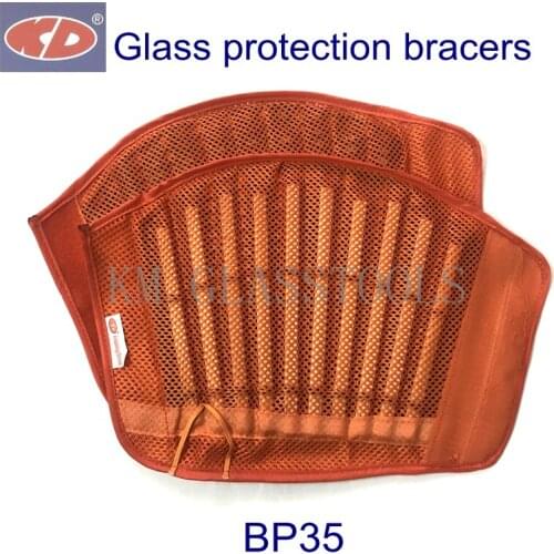 Glass protection bracers