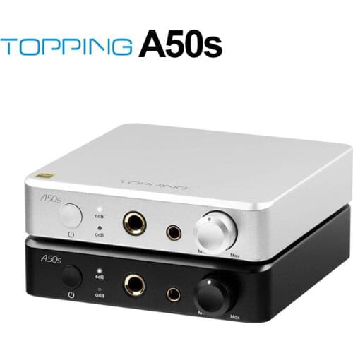 TOPPING A50s Hi-Res Audio Headphone Amplifier Pre AMP 4.4mm Balanced 6.35mm Single-Ended Flagship NFCA Modules