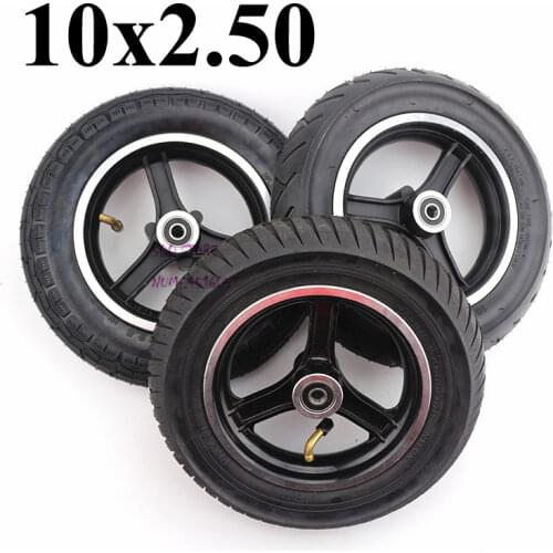 10x2.5 tire and aluminum alloy wheel are suitable for electric scooter balancing car