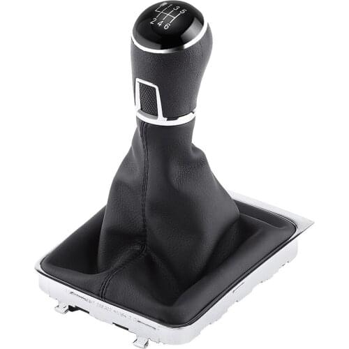 Replacement Gear Stick Volkswagen Passat B7 2011 2012 Interior Parts Car Gear Shift Knob For VW Passat Leather Gear Box Handle