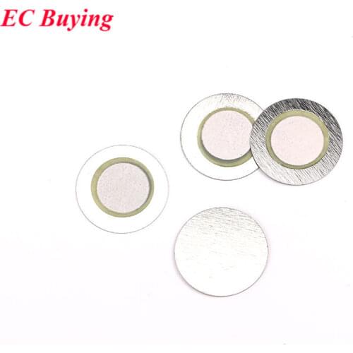 50 pcs 27mm*0.33mm Iron Piezo Disc for Buzzer Pressure Sensor Speaker
