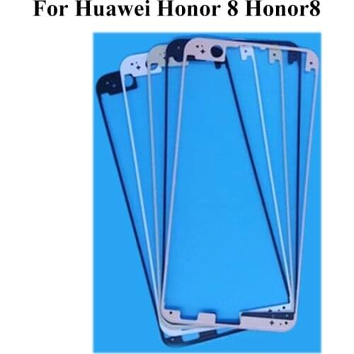 2PCS Front Housing Chassis Plate LCD Display Bezel Faceplate Frame (No LCD) For Huawei Honor 8 Honor8