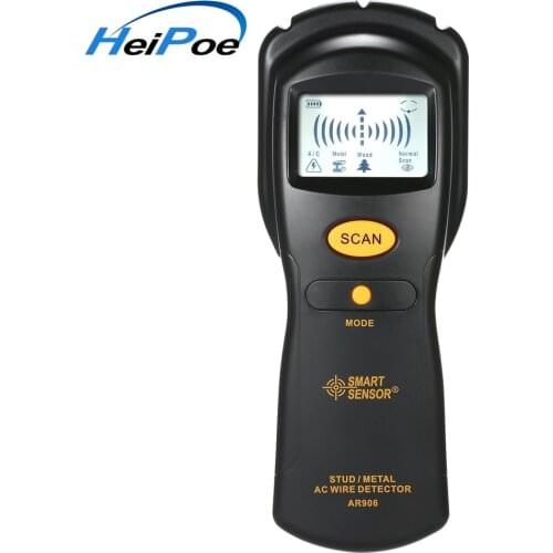 3 In 1 Wood Studs Finder Metal Detector AC Voltage Live Wire Detect Wall Scanner Electric Box Multi-functional LCD display