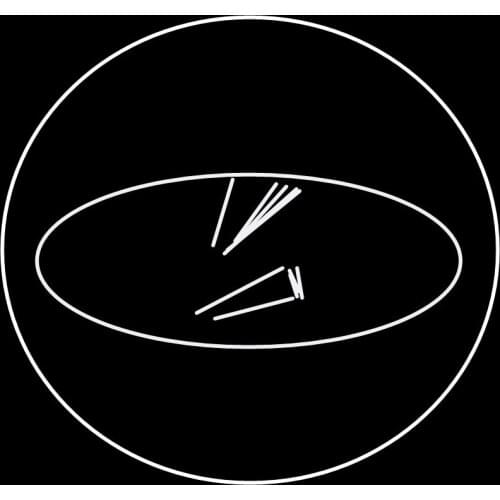 4 pcs 14mm ROUND Pvc Car Smart Remote Key Shell Case Cover Fob Emblem Symbol Sticker Logo For Lada