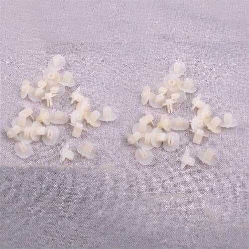 50Pcs Car Nylon Bumper Grommet Nut Clip Retainer Fit for Honda Civic Accord CR-V Acura 71144SR3A00