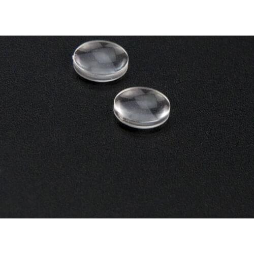 7mm 8mm 10mm Mini Optical PMMA Plastic Double Convex Lens Focal Length LED Concentrator Lenses Lighting Focus Biconvex Lentes
