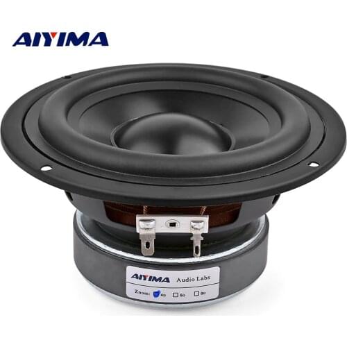 AIYIMA 5.25 Inch Subwoofer Speaker Home Theater Car Audio Bass Fever Woofer 4 8 Ohm 50W High Power Hifi Sound Loudspeaker
