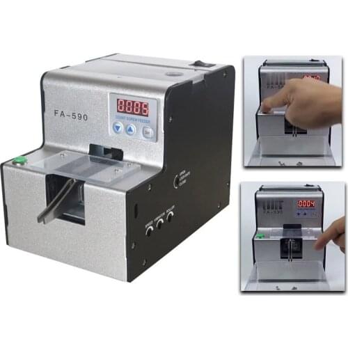 Hardware Store Automatic Screw Counting Machine FA-590 Screw Counter 1.0-5.0 Adjustable Rail Arrange Calculation Screws