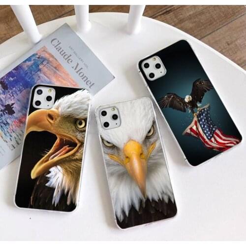 Mantin Bird Eagle hawk Phone Case for iphone 12 pro max 11 pro XS MAX 8 7 6 6S Plus X 5S SE 2020 XR cover