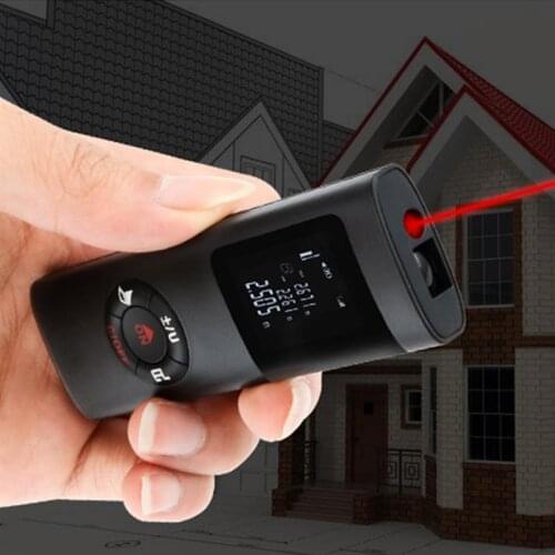 40M Smart Digital Laser Distance Meter Range Portable USB Charging Rangefinder Mini Handheld Distance Measuring Meter