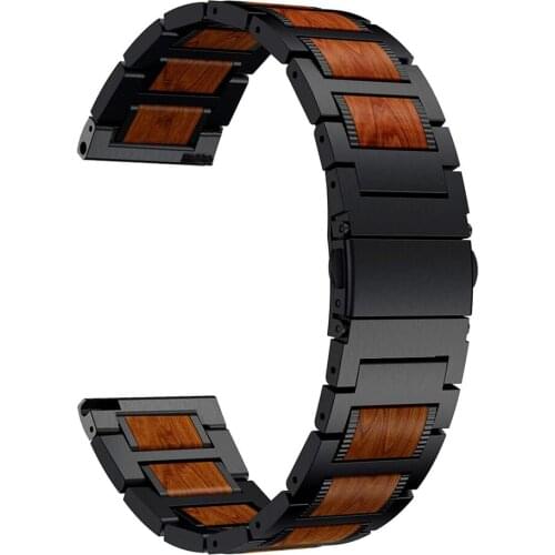 20mm 22mm Wooden Bracelet for Samsung Galaxy Watch4 Classic 46mm 42mm Band Wristband Galaxy Watch4 44mm 40mm/Galaxy Watch3 Strap