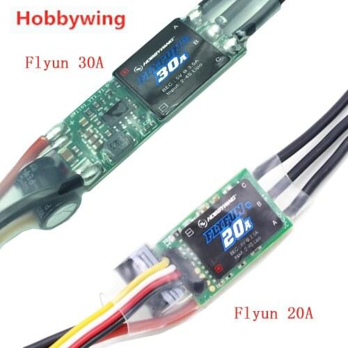 New Hobbywing FlyFun 20A/30A V5 2-4S ESC Electric Speed Control for Fpv Airplane Helicopter RC Aircraft Multicopter