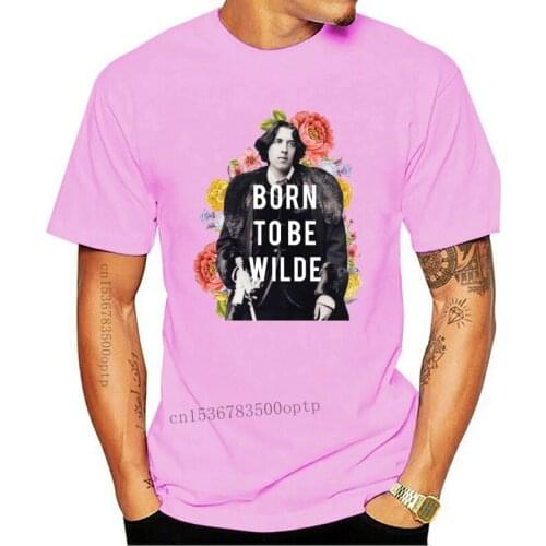 New born to be wilde T shirt oscar wilde wilde oscar literature quotes floral vintage vintage photos vintage floral flowers