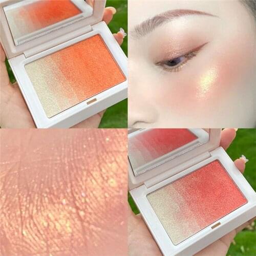 Gradient Color Face Blusher Powder Palette Makeup Cheek Blusher Powder Minerals Palettes Blusher Cream Natural Blush