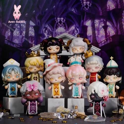 ZURA TARO CARD Blind Box Toys for Girls Figures Action Surprise Box Guess Bag Caja Sorpresa Cute Model Doll Birthday Gift