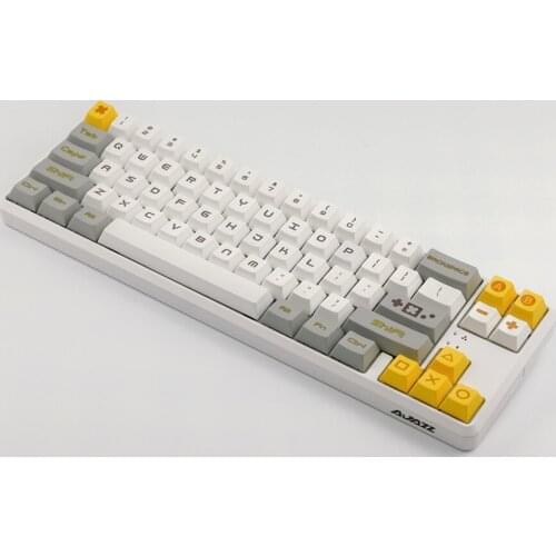 Retro Game Design Keycaps For Cherry Mx Gateron TTC Kailh Box Switch 64 68 87 104 Mechanical Keyboard Cherry Profile PBT Key Cap