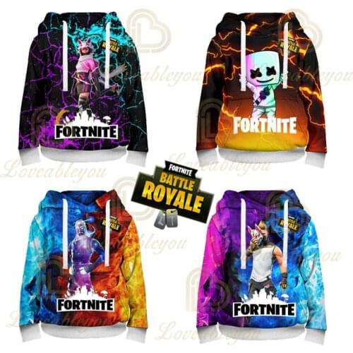 Fortnite Men and Women Victory Boys Girls Cartoon Jacket Tops Teen Clothes 3 To 14 Years Kids Hoodies Game 3D Printed Sweatshirt