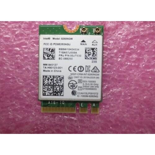 Lenovo Thinkpad T460 802.11AC 867Mbps WiFi Bluetooth 4.2 for Intel Wireless-AC 8260 8260NGW NGFF WI-FI Wlan Card 00JT530 01AX719