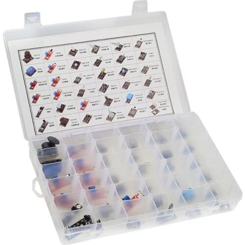 37 in 1 DIY Sensor kit for UNOR3 for MEGA 2560 for Raspberry Pi 3 DIY Learning Set