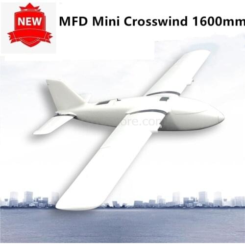 New MFD Mini Crosswind 1600mm Wing FPV Plane Kit Fixed wing UAV RC Airplane EPO Model Aircraft diy toys