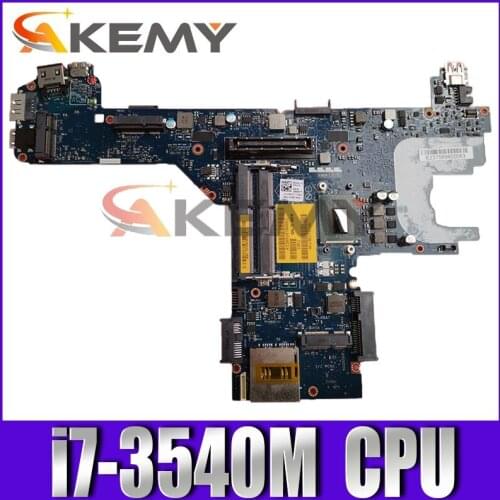 Original Laptop motherboard For DELL Latitude E6330 i7-3540M Mainboard CN-0JCD99 0JCD99 LA-7741P SR0X8 DDR3