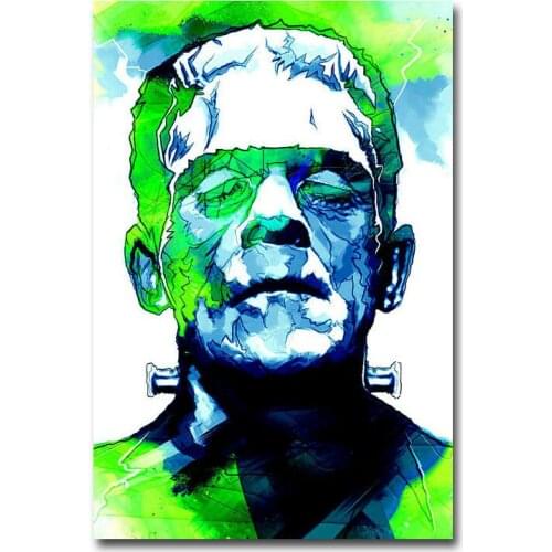 J0242 Frankenstein Movie Silk Poster Art Light Canvas Home Decoration