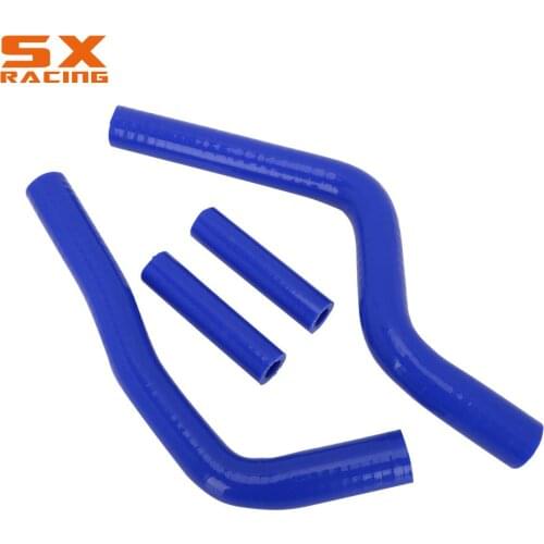 Motorcycle Blue Water Pipe Silicone Radiator Coolant Hose For YAMAHA YZ125 YZ 125 2003 2004 2005 2006 2007 2008 03-08 Dirt Bike