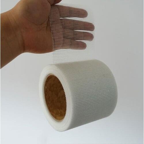1pc White Fiberglass 13 mesh Making Self Adhesive Grid Tape Waterproof Fireproof DIY Wall Construction Crack Resistance