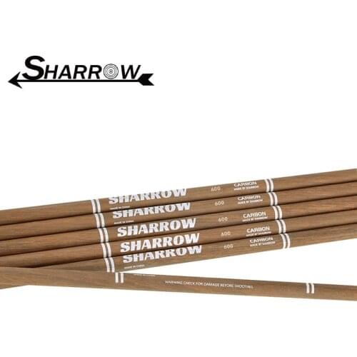 31inch Archery Pure Carbon Arrows Shafts SP340 400 500 600 ID6.2mm Bow Arrow DIY Shooting Accessories