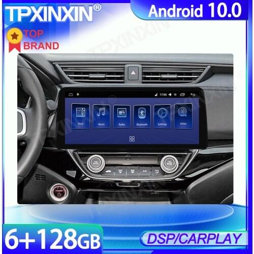 6+128GB 12.3inch Android 10 Radio For Honda Lingpai 2019+ Car Multimedia Player GPS Navigation Stereo Tape Recorder DSP