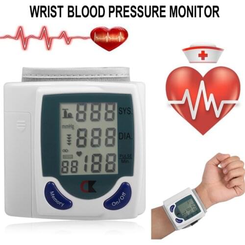 Health Care Automatic Digital Wrist Blood Pressure Monitor for Measuring Heart Beat And Pulse Rate DIA