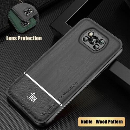 For Xiaomi Mi 9T 10T Lite Note 10 Poco X3 NFC F3 F2 M2 Pro Wood Style Shockproof Case Cover For Redmi Note 10 9 8 Pro 9T 10S 9S
