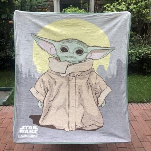 Disney Star Wars Yoda Baby Blanket Throw Simba Lion King Nala Baby Girls Boys Kids Children Pets Sleeping Cover on Crib Plane