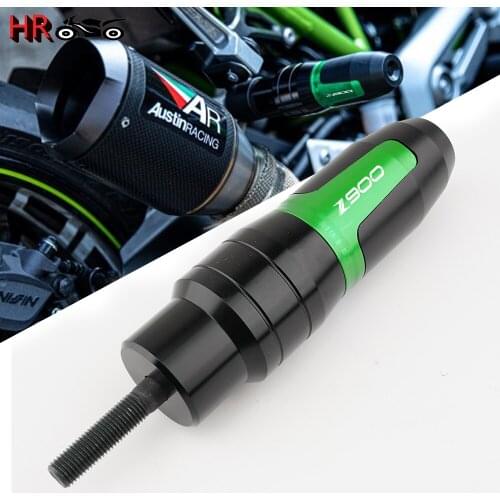 For KAWASAKI Z900 Z 900 2017 2018 2019 2020 Motorcycle CNC Aluminum Frame Crash Pads Exhaust Sliders Crash Protector With Logo
