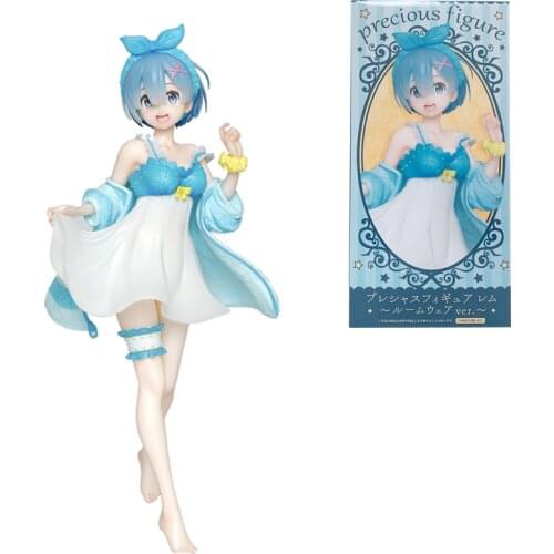 Anime Figure Re:Life In A Different World From Zero Rem Indoor Clothes Action Figure Model Doll Decoration Toy Birthday Gift