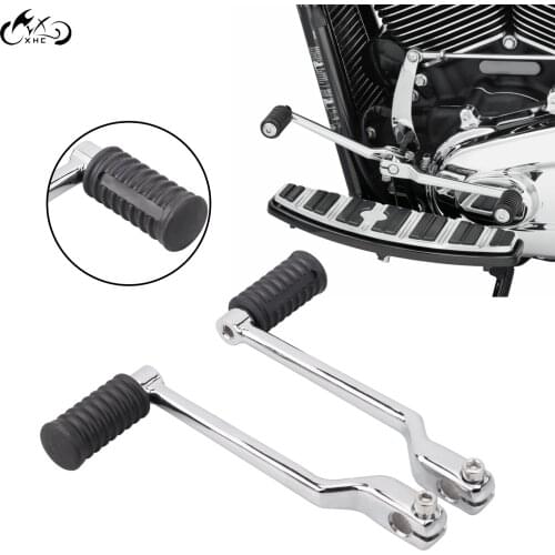 Chrome Heel Toe Shift Lever For Harley Cross Bones FLSTSB CVO Deluxe Electra Street Glide Heritage Classic Fatboy Road King