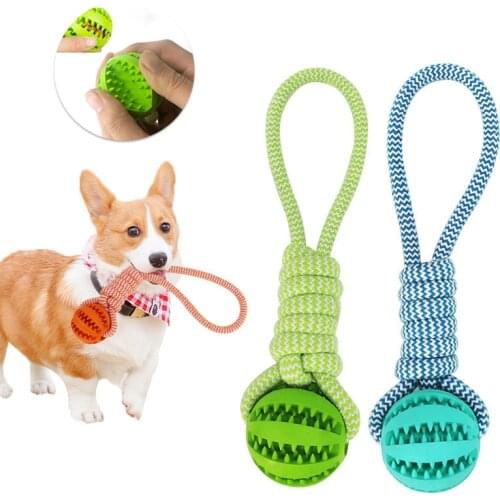 Dog Toys Fun Rubber Ball For Puppy Kitty Dogs Cats Chew Toy With Leakage Food Ball Pet Tooth Cleaning Product Pet Accessories
