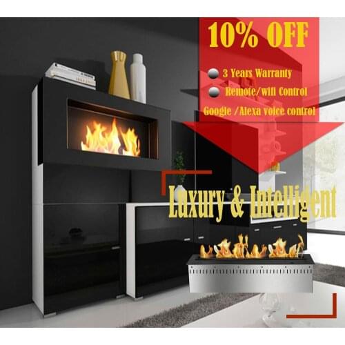Inno-Fire 72 inch wholesale electric fireplaces wifi remote burner