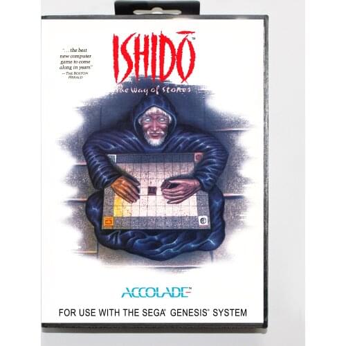 Ishido The Way of Stones with Retail Box 16bit MD Game Card For Sega Mega Drive/ Genesis
