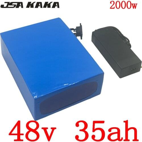 48V Lithium 48V 1000W 1500W 2000W Electric Scooter Battery 48V 20Ah 25Ah 30Ah 35Ah Electric Bike Battery with 50A BMS+5A charger