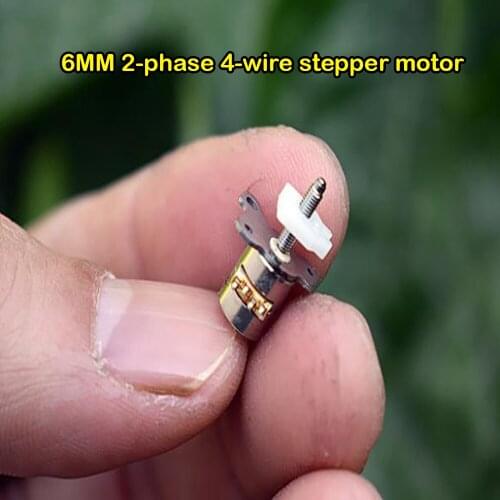 Japan Sanyo Miniature 6MM 2-phase 4-wire Stepper Motor with Slider Precision Step Motor for Adjusting Focus of Digital Camera