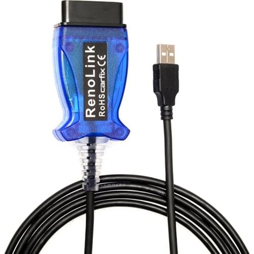 Professinal RENOLINK V1.52 ECU Programmer for Renault Renolink V1.52 Key/Airbag/ECM/UCH/Programmer OBD2 Car Diagnostic Cable
