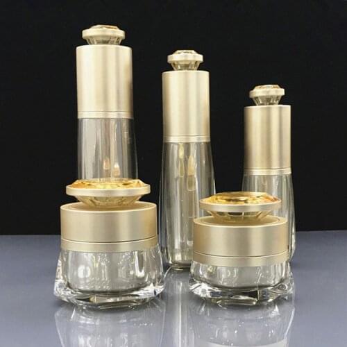 5pcs/lot 30/50g Empty Jar Bottle For Cosmetic Face Eye Essence Cream 30/50/100ml Makeup Beauty Cleanser Toner Emulsion