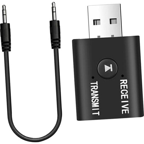 TR6 2-in-1 Bluetooth Dongle Receive/Transmit Wireless for Laptop Headphones