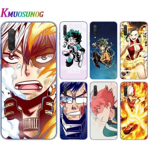Anime My Hero Academia For Xiaomi Mi 11i 11 10i 10T 10 9T 9SE 9 8 A3 CC9 CC9E Note 10 Lite Pro Ultra Soft Phone Case