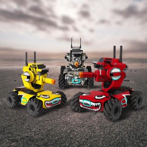 1PC PVC Sticker For DJI Robo Master S1 Shell Protection Car Red Yellow Shark Camouflage For Robomaster S1 Protection Accessories