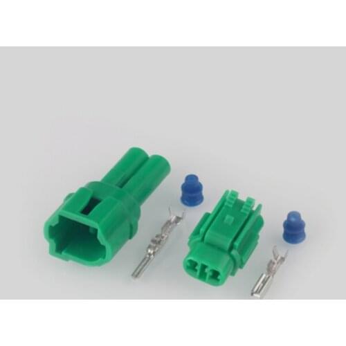 1000 sets 2 pin 6180-2591 Female Male Automotive Tail Light Socket Fog Lamp Plug DJQ7022-2.3-11/21