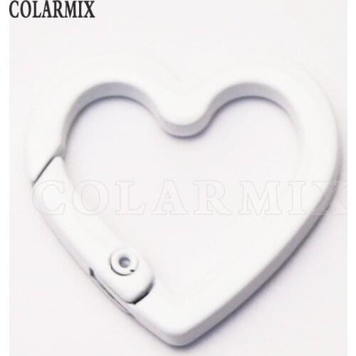8Pcs Heart pendants Enamel colors pendants forwomen jewelry Mix color heart shape fashion jewelry pendant for women 51209