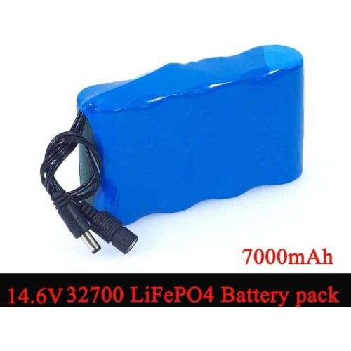 14.6V 10v 32700 LiFePO4 Battery pack 7000mAh High power discharge 25A maximum 35A for Electric drill Sweeper batteries