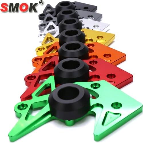 SMOK Motorcycle Accessories CNC Aluminum Alloy Front Engine Chain Sprocket Guard Cover For Kawasaki Z125 2015 2016 2017